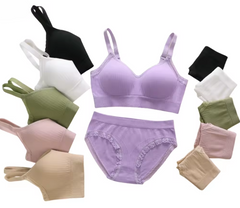 Women Self-Design Heavily Padded Lingerie Set (Pack Of 6)