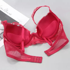 Women Self-Design Heavily Padded Lingerie Set (Pack Of 4)