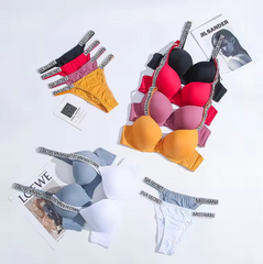 Women Self-Design Heavily Padded Lingerie Set (Pack Of 6)