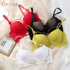 Women Self-Design Heavily Padded Lingerie Set (Pack Of 4)