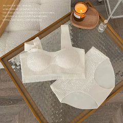 Women Self-Design Heavily Padded Lingerie Set (Pack Of 4)