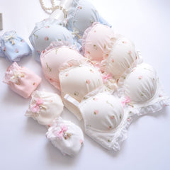 Women Self-Design Heavily Padded Lingerie Set (Pack Of 4)