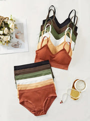 Women Self-Design Heavily Padded Lingerie Set (Pack Of 6)