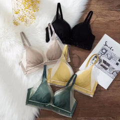 Women Self-Design Heavily Padded Lingerie Set (Pack Of 4)