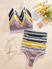 Women Self-Design Heavily Padded Lingerie Set (Pack Of 4)