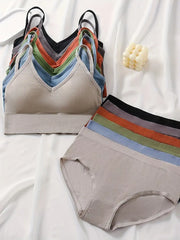 Women Self-Design Heavily Padded Lingerie Set (Pack Of 6)