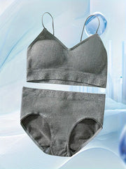 Women Self-Design Heavily Padded Lingerie Set (Pack Of 4)