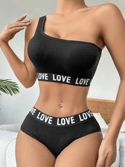 Women Self-Design Heavily Padded Lingerie Set (Pack Of 4)