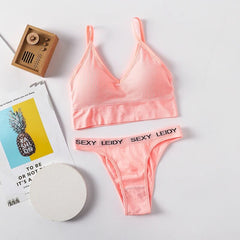 Women Self-Design Heavily Padded Lingerie Set (Pack Of 4)