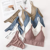 Women Self-Design Heavily Padded Lingerie Set (Pack Of 4)