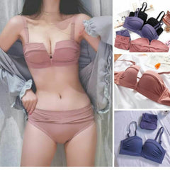 Women Self-Design Heavily Padded Lingerie Set (Pack Of 4)