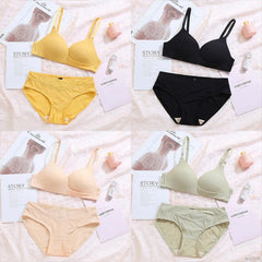 Women Self-Design Heavily Padded Lingerie Set (Pack Of 4)