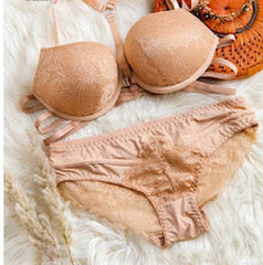 Women Self-Design Heavily Padded Lingerie Set (Pack Of 4)