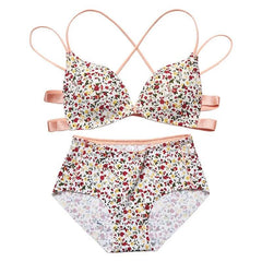 Women Self-Design Heavily Padded Lingerie Set (Pack Of 4)