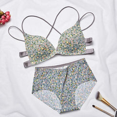 Women Self-Design Heavily Padded Lingerie Set (Pack Of 4)