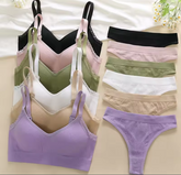 Women Self-Design Heavily Padded Lingerie Set (Pack Of 6)