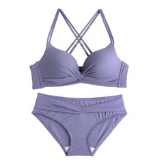 Women Self-Design Heavily Padded Lingerie Set (Pack Of 4)