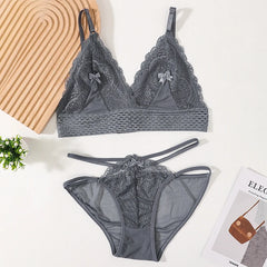 Women Self-Design Heavily Padded Lingerie Set (Pack Of 4)