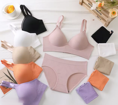 Women Self-Design Heavily Padded Lingerie Set (Pack Of 6)