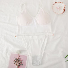 Women Self-Design Heavily Padded Lingerie Set (Pack Of 4)