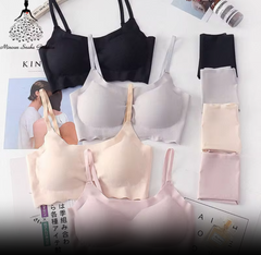 Women Self-Design Heavily Padded Lingerie Set (Pack Of 4)