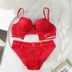 Women Self-Design Heavily Padded Lingerie Set (Pack Of 4)