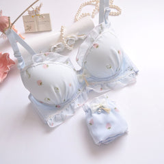 Women Self-Design Heavily Padded Lingerie Set (Pack Of 4)