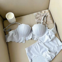 Women Self-Design Heavily Padded Lingerie Set (Pack Of 4)