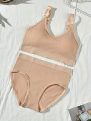 Women Self-Design Heavily Padded Lingerie Set (Pack Of 4)