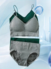 Women Self-Design Heavily Padded Lingerie Set (Pack Of 4)