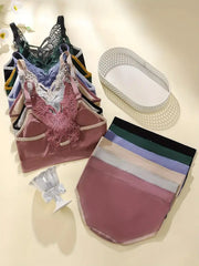 Women Self-Design Heavily Padded Lingerie Set (Pack Of 6)