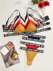 Women Self-Design Heavily Padded Lingerie Set (Pack Of 4)