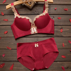 Women Self-Design Heavily Padded Lingerie Set (Pack Of 4)